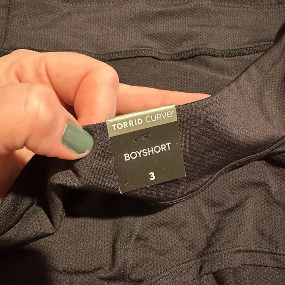 Torrid Active Microfiber Mid-Rise Boyshort Panty - Picture 6 of 9